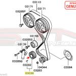 Mitsubishi OEM Crankshaft Timing Sprocket for 4G63 Evo/DSM (MD326852)