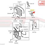 Mitsubishi Metal Timing Belt Upper Cover (Right Side / Front ) - Evo 4-9