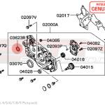 Mitsubishi OEM 4G63 Balance Shaft Seal for Evo/DSM (MD343565)