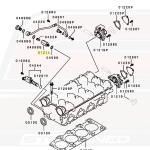 Mitsubishi OEM MIVEC Cylinder Head Joint for Evo 9 (MD373617)