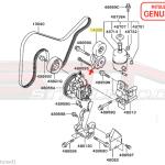 Mitsubishi Alternator Tensioner Pulley - Evo 7/8/9