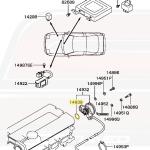 STM OEM Cam Angle Sensor O-Ring for 1G DSM (MD619648)