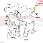 Mitsubishi OEM Cam Position Sensor ORing for Evo 4-9 & 97-99 DSM (MD622021)