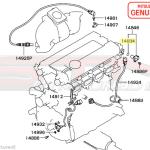Mitsubishi OEM Cam Position Sensor ORing for Evo 4-9 & 97-99 DSM (MD622021)