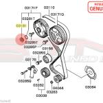 Mitsubishi Cam Gear Cap MIVEC Intake - Evo 9