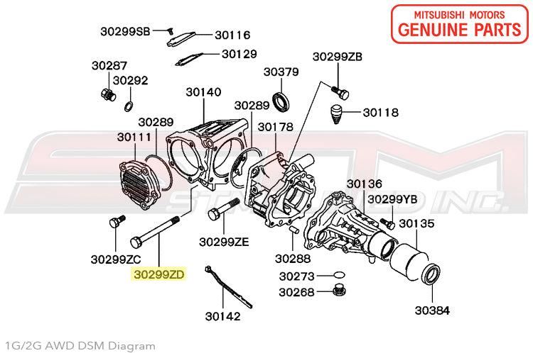Mitsubishi Transfer Case Bolt - 1G/2G DSM