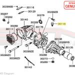 Mitsubishi Transfer Case Breather - 1G/2G DSM