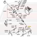 Mitsubishi OEM Back Up Switch (5-Speed) for Evo/DSM/3S (MD730979)
