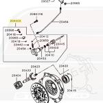 Mitsubishi OEM Slave Cylinder for 1G DSM AWD (MD733623)