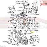 Mitsubishi Manual Transmission Input Shaft Oil Seal - 2G DSM