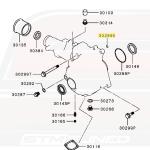 Mitsubishi OEM Transfer Case Small O-Ring for Evo 4-9 (MD743612)
