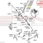 Mitsubishi 5-Speed Gear Select Shaft Lever - Evo 4-9