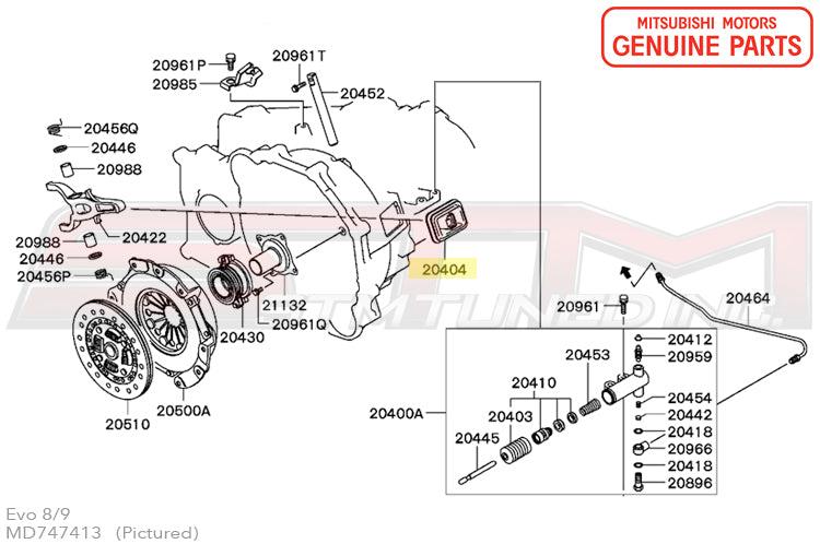 Mitsubishi Clutch Release Fork Boot - Evo 4-9