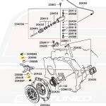 Mitsubishi OEM Clutch Release Fork Shaft Seal for Evo 8/9/X (MD749474)