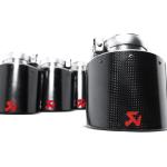 Akrapovic Titanium Turbo-Back Exhaust with Carbon Tips for R35 GTR (ME-NI/T/1-C)