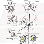 Mitsubishi OEM Transmission Mount Bolt for Evo 7/8/9/X (MF104928)