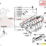 Mitsubishi Intake Manifold Bracket Bolt - 1G DSM