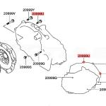 Mitsubishi OEM Transmission to Engine Bolt for DSM / Evo 1-9 (MF140266)