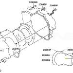 Mitsubishi OEM Transmission to Engine Bolt for DSM / Evo 1-9 (MF140266)