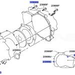 Mitsubishi OEM Transmission to Engine Bolt for Evo 4-9 (MF140270)