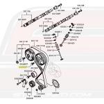 Mitsubishi OEM Cam Gear Bolt for 4G63 (MF140285)
