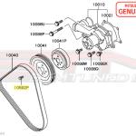 Mitsubishi Water Pump Pulley Bolt - 1G/2G DSM