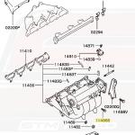 Mitsubishi OEM Intake Manifold Bolt for 4G63 Evo DSM (MF241256)