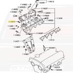 Mitsubishi OEM Intake Manifold Bolt for 4G63 Evo DSM (MF241256)