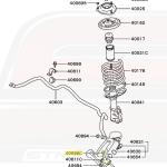 Mitsubishi OEM Suspension Arm Bolt for Evo 7/8/9/X (MF241282)