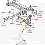 Mitsubishi OEM Suspension Arm Bolt for Evo 7/8/9/X (MF241282)