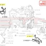 Mitsubishi OEM Auto Trans Mount Bracket Bolts for 2G DSM