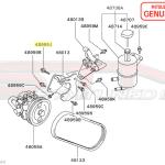 Mitsubishi Power Steering Bracket Bolt - 2G DSM