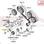 Mitsubishi Timing Belt Tensioner Pulley Bolt - 2G DSM / 3S
