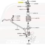 Mitsubishi OEM Strut Tower Nut for Evo DSM 3S (MF434105)