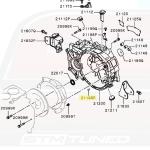 Mitsubishi OEM Transmission Case Seal Cap for Evo 8/9/X (MF665535)