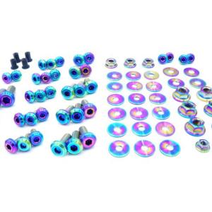 Dress Up Bolts Titanium Full Engine Bay Kit for Evo 8/9 (MIT-004)