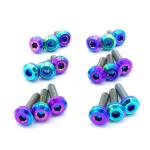 Dress Up Bolts Titanium Valve Cover Kit (Stage 1) for Evo 8/9 (MIT-006)