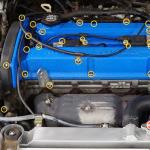 Dress Up Bolts Titanium Valve Cover Kit (Stage 2) for Evo 8/9 (MIT-007)