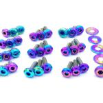 Dress Up Bolts Titanium Valve Cover Kit (Stage 3) for Evo 8/9 (MIT-008)