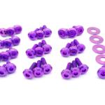 Dress Up Bolts Titanium Valve Cover Kit (Stage 3) for Evo 8/9 (MIT-008)