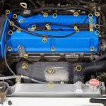 Dress Up Bolts Titanium Valve Cover Kit (Stage 3) for Evo 8/9 (MIT-008)