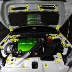 Dress Up Bolts Titanium Engine Bay Kit for Evo X (MIT-009)