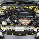 Dress Up Bolts Titanium Full Engine Bay Kit for 2G DSM (MIT-015)