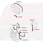 Mitsubishi OEM Timing Belt Cover Gaskets for Evo 8/9