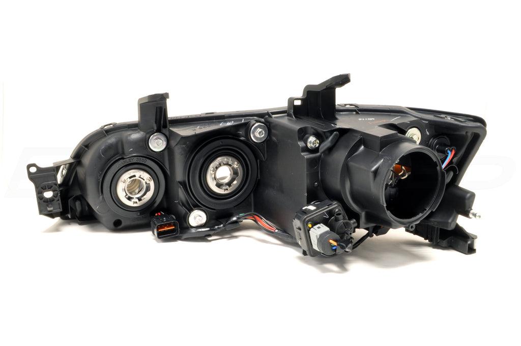 Mitsubishi OEM Evo 8 JDM MR HID Headlights (Matte Black)