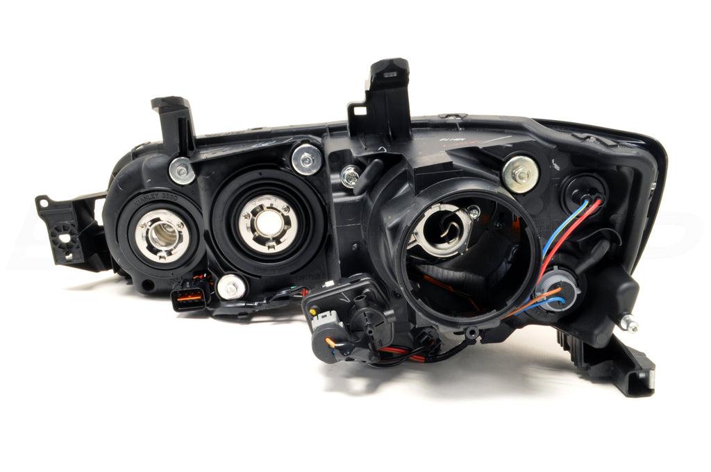 Mitsubishi OEM Evo 8 JDM MR HID Headlights (Matte Black)