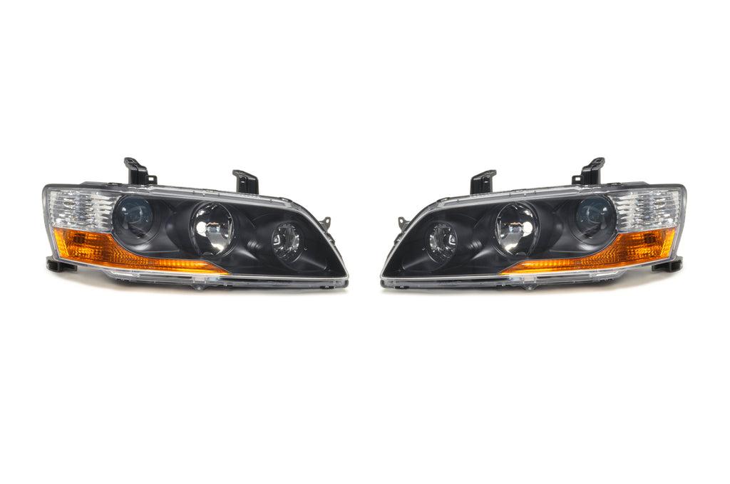 Mitsubishi OEM Evo 8 JDM MR HID Headlights (Matte Black)
