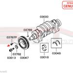 Mitsubishi Crankshaft Pulley Bolt - Evo 8/9