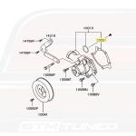 Mitsubishi OEM Water Pump Gasket for Evo 8/9 (MN137262)