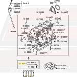 Mitsubishi OEM Oil Jet Squirter for Evo 8/9 (MN143460)